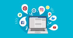 A imagem mostra de forma simplificada como funciona a gestão de redes sociais.